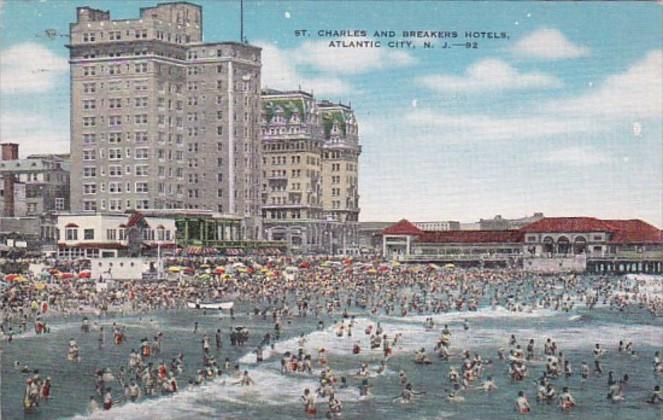 New Jersey Atlantic City St Charles and Breakers Hotels