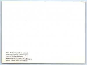 WASHINGTON D.C. ~ National Gallery of Art ALEXANDER CALDER MOBILE 4x6 Postcard