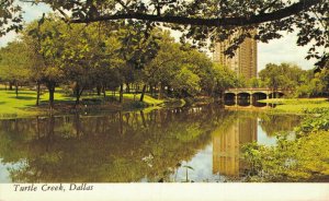 USA Turtle Creek Dallas Chrome Vintage Postcard 07.57