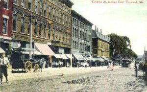 Congress St. in Portland, Maine