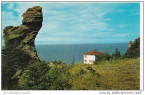 Canada Famous Rock At Cap Chat Gaspe Nord Quebec