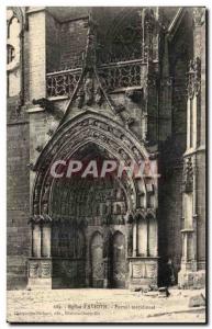 Postcard Ancient Church of avioth southern Portal