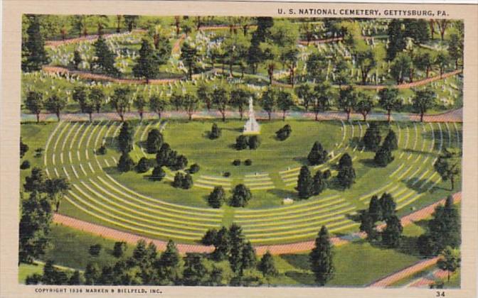Pennsylvania Gettysburg U S National Cemetery