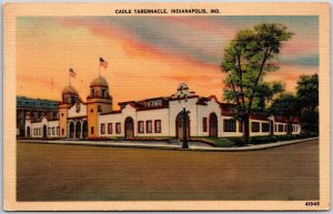 1949 Cadle Tabernacle Indianapolis Indiana IN Church Building Posted Postcard