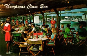 Massachusetts Cape Cod Wychmere Harbor Thompson Brothers Clam Bar Interior