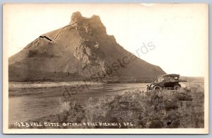 K45/ Vale Butte Oregon RPPC Postcard c1910s Ontario & Vale Highway 148