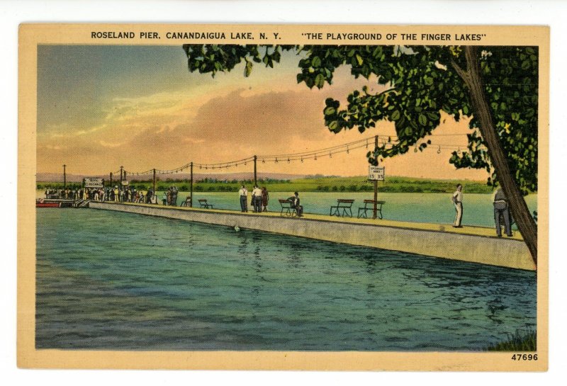 NY - Canandaigua Lake. Roseland Pier