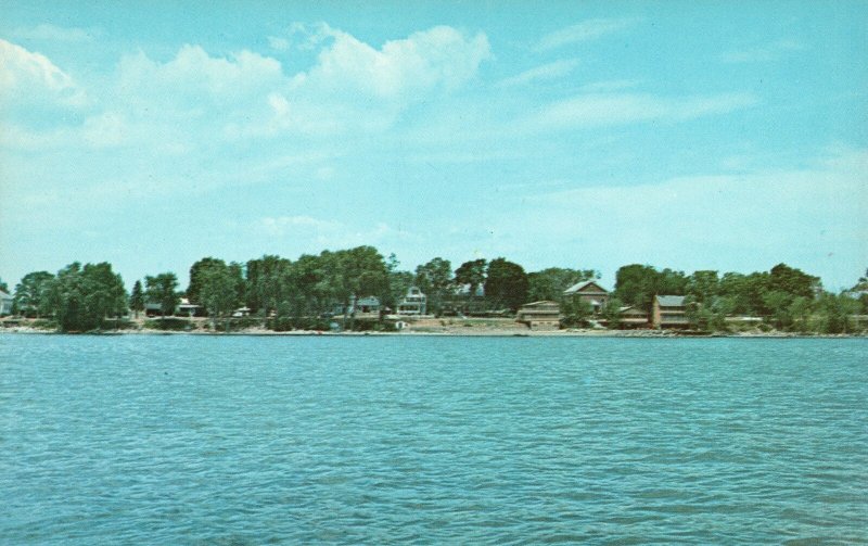 Postcard Lake View Of North Hero Village On City Bay At North Hero