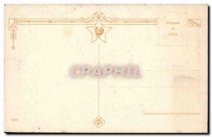 Old Postcard Fantasy Landscape Mountain