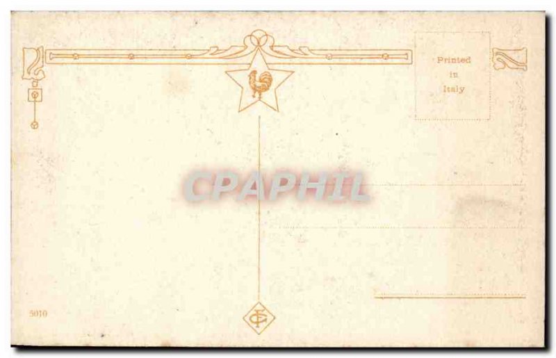 Old Postcard Fantasy Landscape Mountain