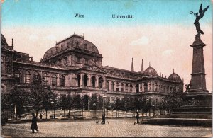 Austria Vienna Wien University Vintage Postcard C167