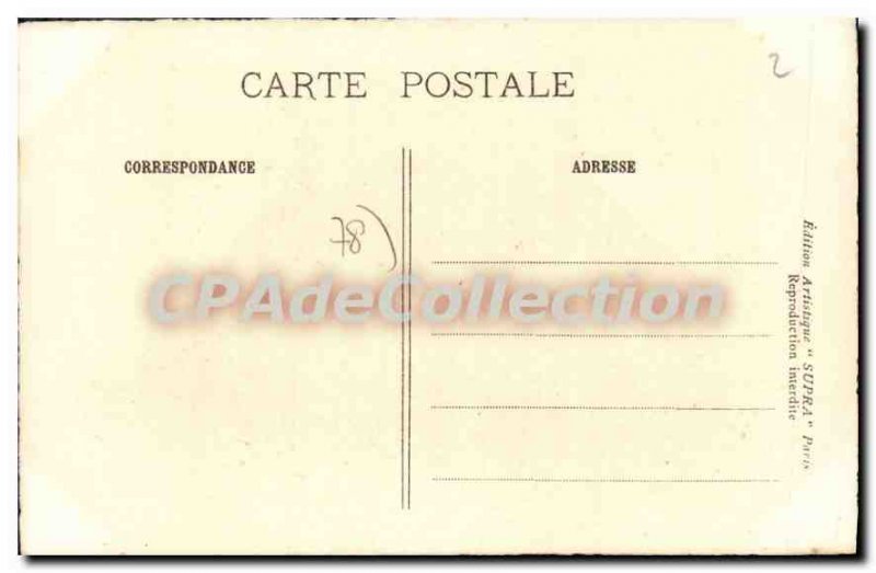 Postcard Old Versailles Chateau Versailles Riviera Park