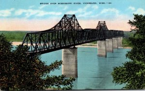 Mississippi Vicksburg Bridge Over Mississippi River