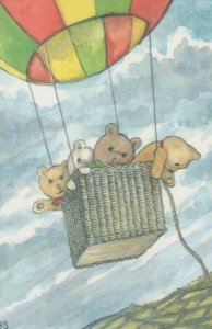 Children Postcard - Enterprise Teddies -Bears in a Basket -Jonathan Smith RR7670