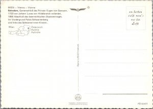 Austria Postcard - Vienna, Schloss Belvedere  SW16936