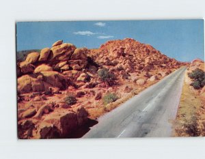 Postcard Highway Through Texas Canyon, Arizona