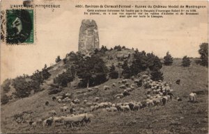 CPA L'Auvergne Pittoresque-Env. de Clerment-FERRAND-Ruines du Chateau (46624)