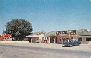 West Pecos Texas Lone Star Motel and Grill Vintage Postcard AA1349