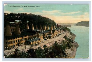 Vintage Thomso Co. East Liverpool , OH.  Postcard F117E