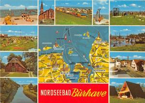 BG13284 burhave nordseebad map cartes geographiques   germany