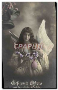 Old Postcard Fantasy Angel