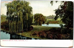Postcard NJ Newark -Branch Brook Park