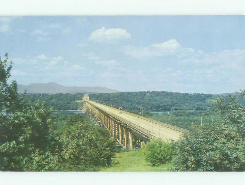 Unused Pre-1980 BRIDGE SCENE Catskill New York NY HQ8920