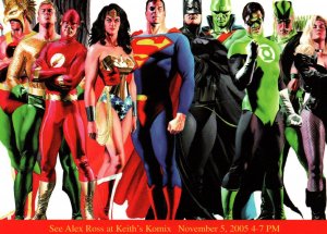 Alex Ross at Keith's Comics Advertising