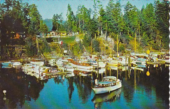 Canada Scott Point Marina Long Harbor Salt Spring Island