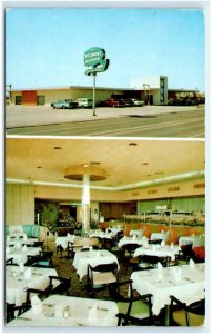 LAKE CHARLES, LA Louisiana ~ Roadside The BELMONT RESTAURANT 1960  Postcard