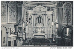 New York Rochester Saint Josephs Church The Eucharistic Shrine