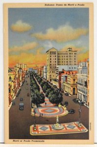 Habana: Passeo de Marti o Prado - Postcard