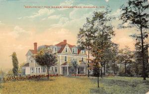 Oakland Maryland Weber Homestead Seelheim Antique Postcard K33800