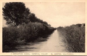 California El Centro Imperial Valley Irrigation Canal