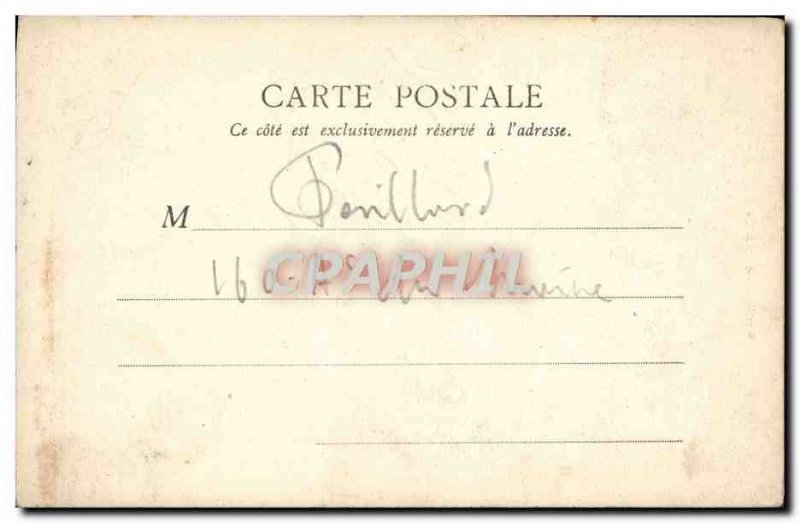 Old Postcard Paris Pantheon