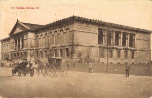 ART INSTITUTE Chicago, Illinois Vintage Postcard 1908