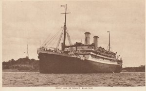 S.S. OTRANTO Ocean Liner (Orient Line) - Vintage POSTCARD