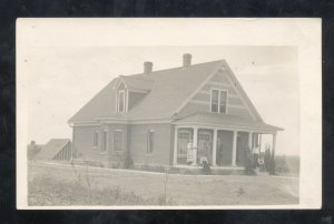 RPPC BYERS COLORADO RESIDENCE CHRISTENSEN COPE COL. REAL PHOTO POSTCARD