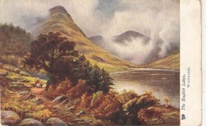 The English Lakes. Waswater Tuck Oilette Postcard # 1701