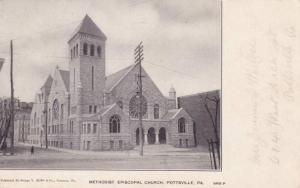 Methodist Episcopal Church - Pottsville PA, Pennsylvania - pm 1907 - UDB