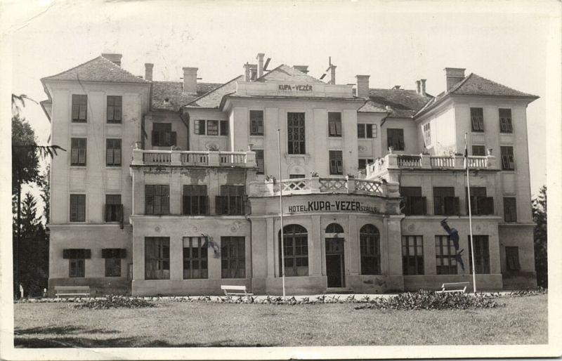 hungary, BALATONFÖLDVÁR, Hotel Kupa-Vezér Szálló, RPPC