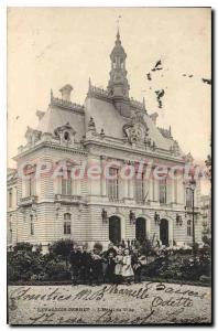 Postcard Old Levallois Perret The Hotel de Ville