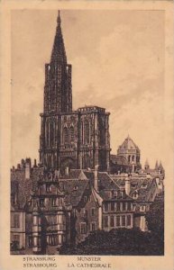 France Strasbourg La Cathedrale 1913