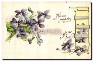 Old Postcard Fantasy Flowers