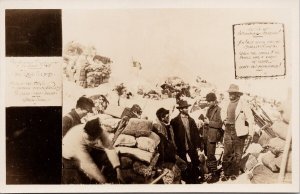 Chilcoot Summit The Last Climb Klondike 1898 Gowen Sutton RPPC Postcard H31