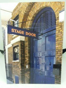 Stage Door at the Theatre Royal Drury Lane London Postcard Duncan Sweetland