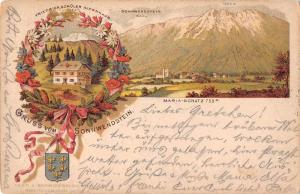 Maria Schutz Austria Sonnwendstein Gruss vom Antique Postcard J65713
