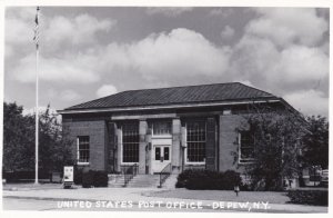 New York Depew Post Office Real Photo