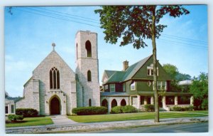 AURORA, IL Illinois ~ OUR SAVIOR LUTHERAN CHURCH c1960s Postcard