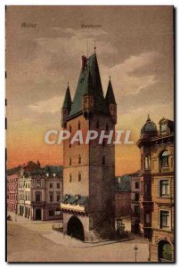 Germany Old Postcard Mainz Holzturm